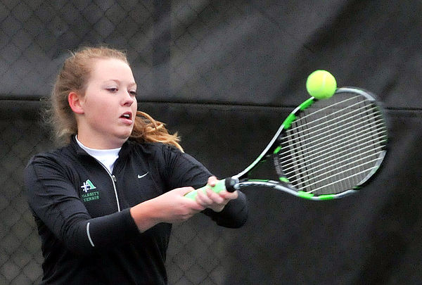 Alleman duo eyes experience at state tennis meet